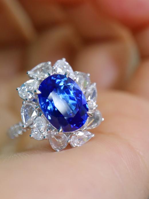 3.52ct 6.34g 蓝宝石戒指 商品图1