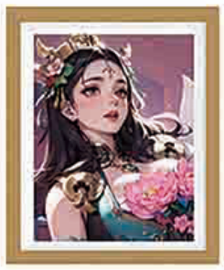 （文创）东韵6寸相框王者荣耀04#