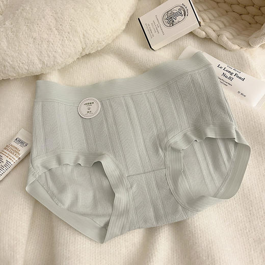 【7A婴儿棉内裤】女生纯棉无痕全棉底裆少女中腰软糯亲肤女士三角裤头，触感亲肤软糯、上身舒适透气。ry 商品图6