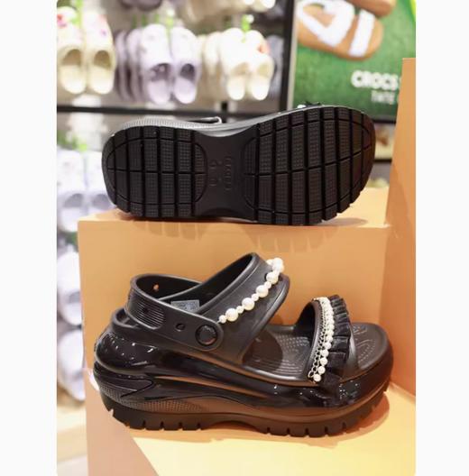 CROCS 经典珍珠光轮凉鞋  210179-001 商品图2