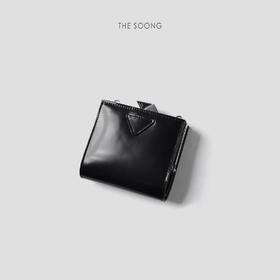 THESOONG|P家牛皮卡片包纯手工牛皮链条卡片斜挎包HWBB4528