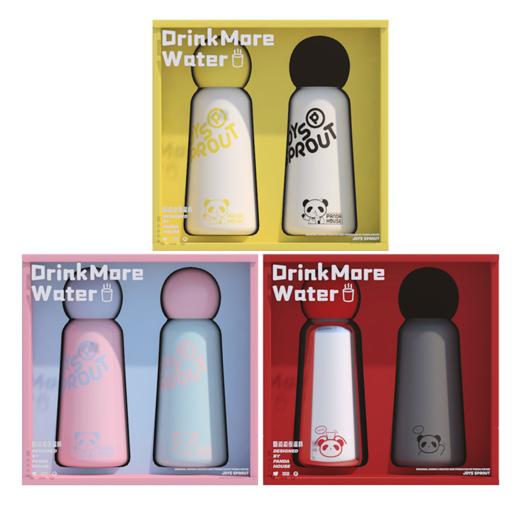 熊猫屋PANDAHOUSE  圆滚滚保温杯（套装） 多色可选  送纸袋 商品图1