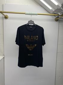 瑕疵EMPORIO ARMANI男士舒适圆领短袖休闲T恤