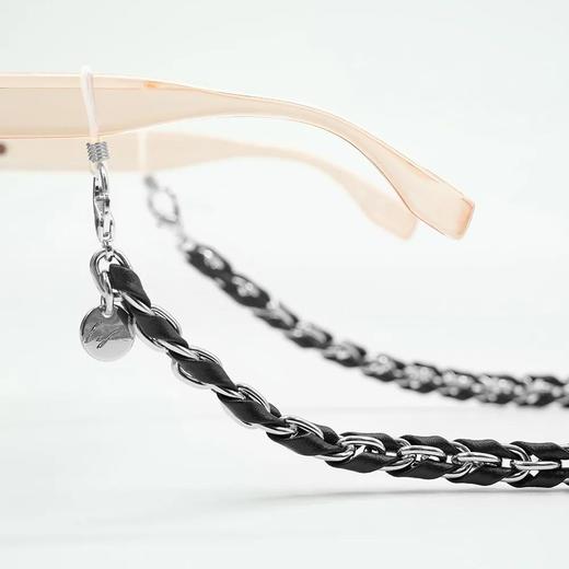 订购8周到｜La Coque Française-BIJOUX CHAINE-黑色 皮革 眼镜链［法国设计师］ 商品图1