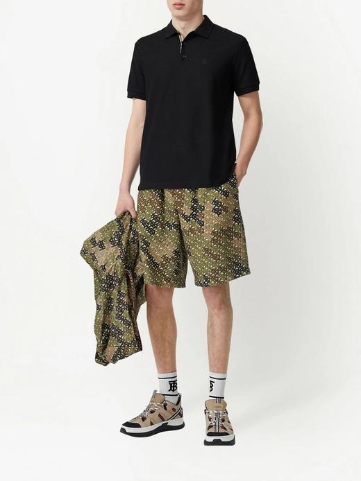 【特惠秒】Burberry 巴宝莉 男士全棉TB刺绣格纹领口短袖T恤 12024 商品图4