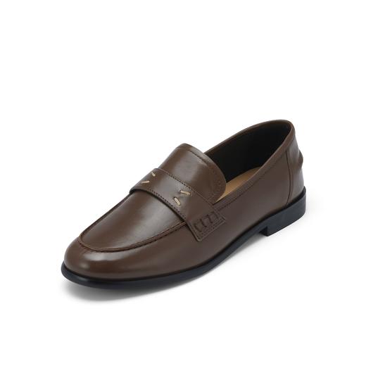 westory秋季新款圆头平底舒适优雅乐福鞋W24CM74651 商品图1