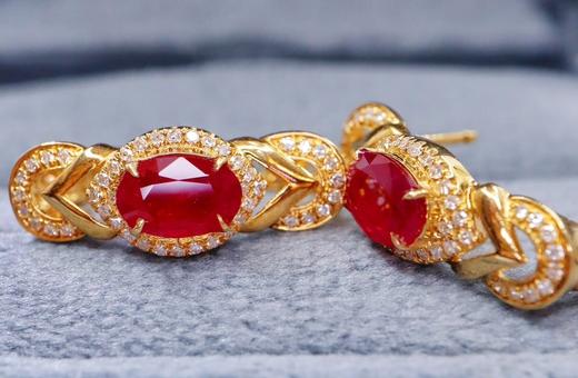 1.21ct 红宝石耳扣 商品图3