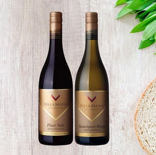 新玛利酒窖特选黑皮诺红葡萄酒➕酒窖特选苏维翁白葡萄酒 商品图1