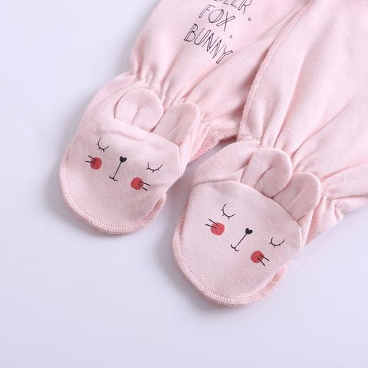 【新生儿包脚和尚服内衣套装】婴儿纯棉宝宝半背衣套装满月服四季婴儿睡衣 商品图3
