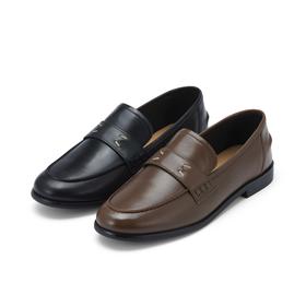 westory秋季新款圆头平底舒适优雅乐福鞋W24CM74651