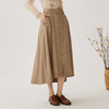 谜底A型长款半裙2024秋季新品通勤风大口袋半身裙配腰带243MB1053 商品缩略图0