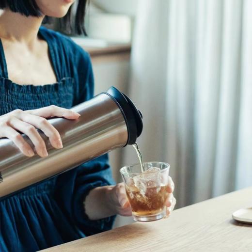 唐恩预售：日版膳魔师大容量泡茶保温壶1000ml（粉金色/不锈钢色/雪白色TTD-1000） 商品图3