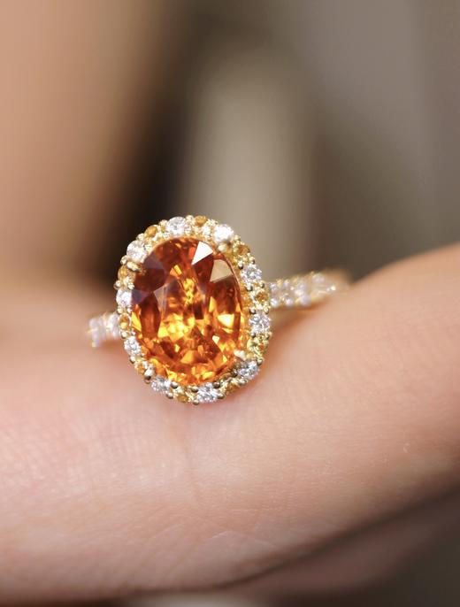 2.49ct 4.13g 芬达石戒指 商品图2