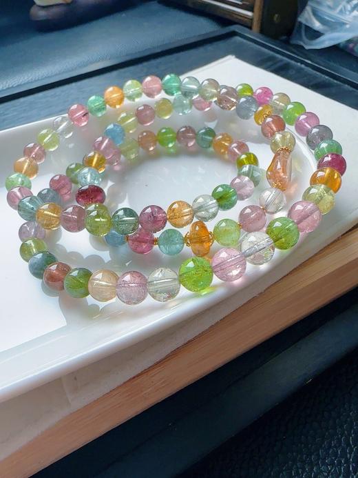 45g 6.7mm 碧玺手链 商品图6