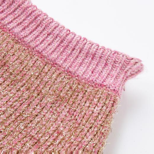 粉色金葱直身半裙冬季针织A字短裙MC87SK762 商品图3