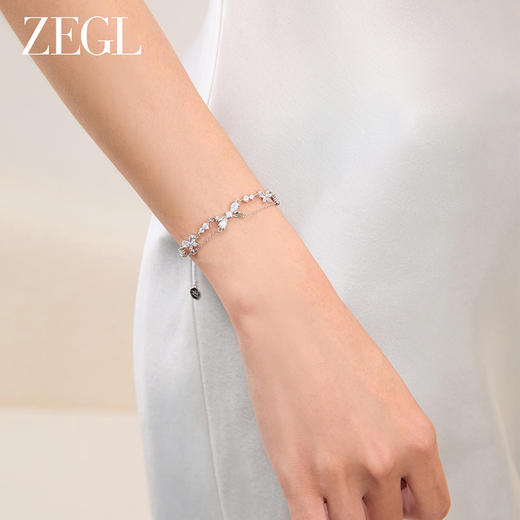 ZEGL设计师925银小情结手链女2024年新款轻奢小众设计蝴蝶手饰品 商品图2