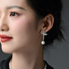 Manreya玛芮雅蝴蝶梦境爱迪生珍珠耳环气质简约百搭珍珠耳钉 商品缩略图2