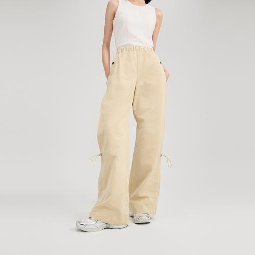 [捡漏价]lost in echo2024秋季新款户外休闲松紧腰直筒抽绳运动裤工装长裤 商品图3