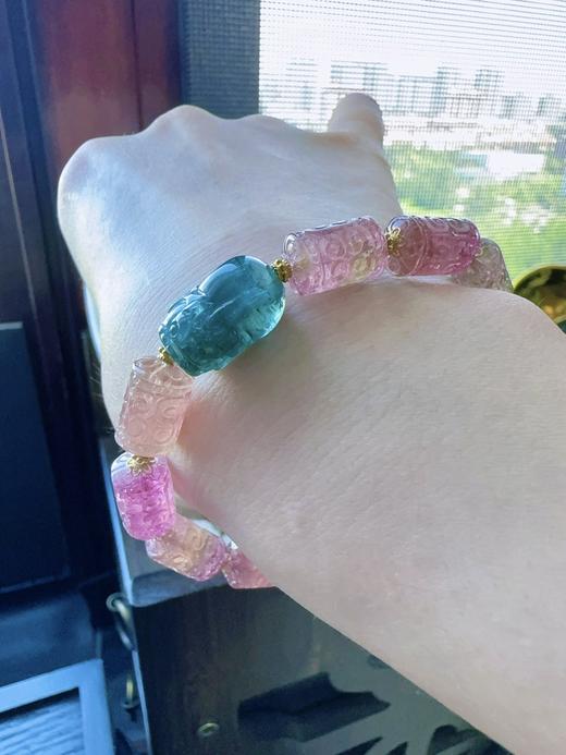 21.8g 雕刻碧玺手链 商品图8