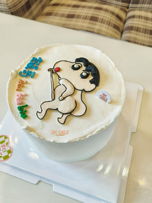 蜡笔小新光pp手绘蛋糕 商品图1