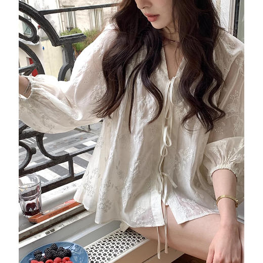 裁缝学苑AQ331国风系带衬衫灯笼袖圆领上衣+吊带纸样女装版型 商品图1