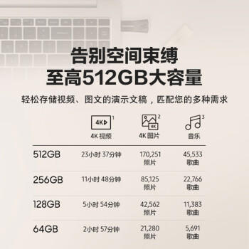 三星（SAMSUNG）128GB USB3.1 U盘 BAR 学习办公 金属高速优盘 车载U盘 读速400MB/s（Gen 1）香槟银 适用哨兵模式 商品图2