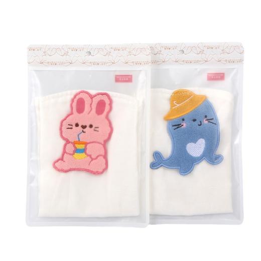 【“咻咻”吸汗 不着凉】单向导湿婴儿纯棉吸汗巾幼儿纱布隔汗巾宝宝全棉男女童小号垫背巾 商品图4