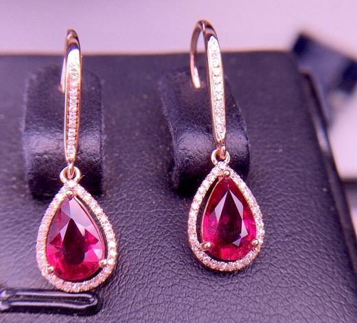 1.85ct 碧玺耳坠 商品图5