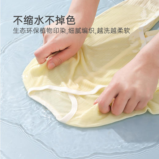 【40S高纱支 婴幼儿裸穿安心之选】新生儿衣服四季可穿a类月子服全棉魔术贴宝宝0-3月初生婴儿连体衣 商品图2