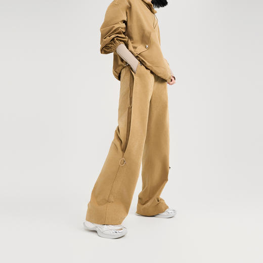 [捡漏价]lost in echo2024秋季新款户外休闲松紧腰直筒抽绳运动裤工装长裤 商品图0