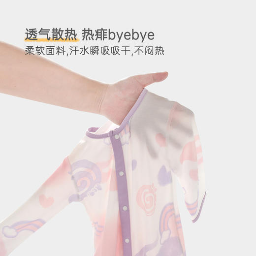 【夏日必备！莫代尔“植物纤维”冰感会呼吸】婴儿薄款连体衣夏季宝宝衣服a类新生儿莫代尔空调服婴儿夏天衣服 商品图2