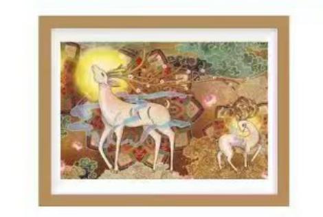 （文创）东韵6寸相框九色鹿XDA005# 商品图0