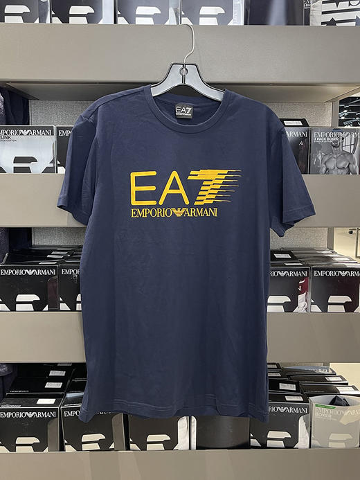 EMPORIO ARMANI/EA7 阿玛尼 男士新款圆领印花休闲短袖T恤 商品图2