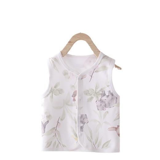 【专为新生设计！】2024春秋款宝宝衣服 A类纯棉打底衫婴幼儿小马甲上衣外出服装 商品图4