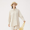 谜底中长款衬衫长袖女2024秋新品通勤风设计感宽松衬衣243MC1212 商品缩略图0