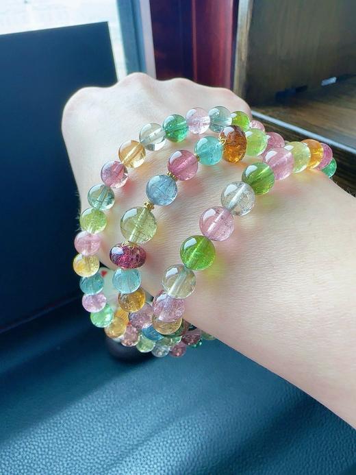 45g 6.7mm 碧玺手链 商品图8