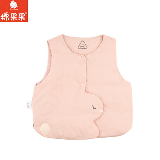 棉果果秋季新品女童秋冬保暖卡通可爱羽绒马甲M322171924425 商品图1