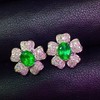 1.4ct 祖母绿耳钉 商品缩略图0