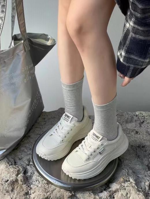 森林公主韩版板鞋秋季新款休闲百搭女鞋爆款厚底鞋子运动小白鞋 商品图0