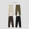 【不退不换】THESOONG|"城市漫步"中腰侧松紧筋骨感速干小烟管休闲裤HWKZ3904 商品缩略图0