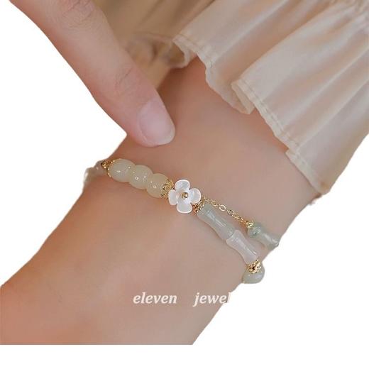 【9.9元包邮！锦上添花】新中式国风竹节手链 女送闺蜜复古小众温柔礼物时尚饰品 商品图4