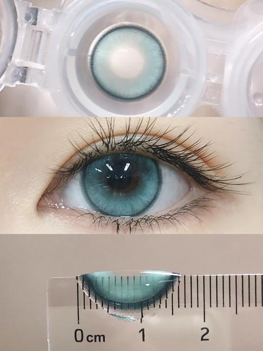 Doriscon旗下 ·半年抛 青柑芭乐&香杏蜂蜜&北海水晶｜14.5mm白狮参考着色大直径   2片 商品图11