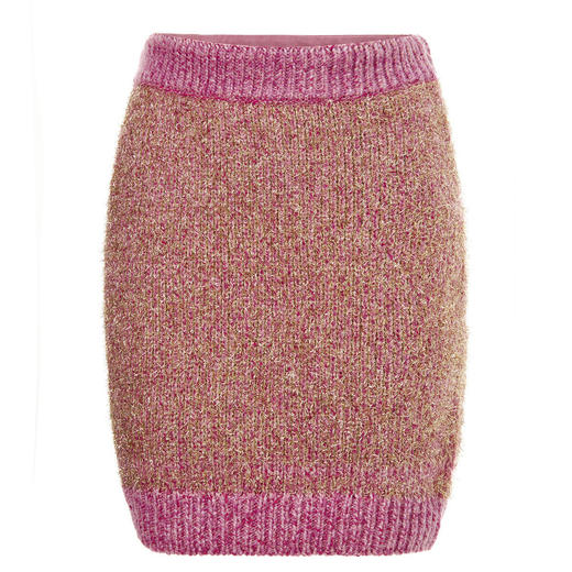 粉色金葱直身半裙冬季针织A字短裙MC87SK762 商品图4