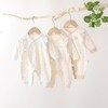 【新生儿星光小熊绑带连身衣】婴儿衣服纯棉a类春秋抗菌打底和尚服宝宝哈衣爬爬服新生儿连体衣 商品缩略图1