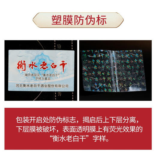 67°衡水老白干中国红白酒礼盒装500ml 商品图1