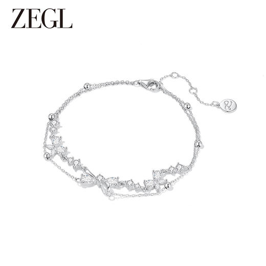 ZEGL设计师925银小情结手链女2024年新款轻奢小众设计蝴蝶手饰品 商品图0