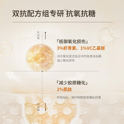【到手3瓶】科颜萃双抗虾青素精华液30ml*2 送30ml 减黄提亮提亮（效期27年以后） 商品图2