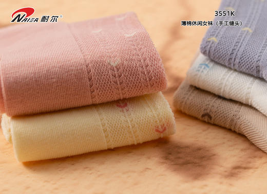 耐尔薄棉休闲女袜 商品图2