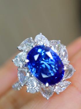 3.52ct 6.34g 蓝宝石戒指