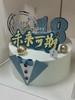 【客定】未来可期蛋糕0021（生日快乐插牌样式随机） 商品缩略图0
